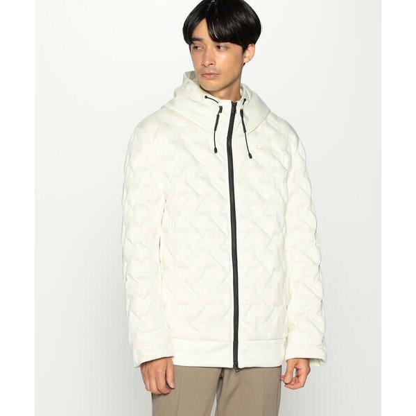 COMME CA ISM / コムサイズム 接結 ダウン フード ブルゾン