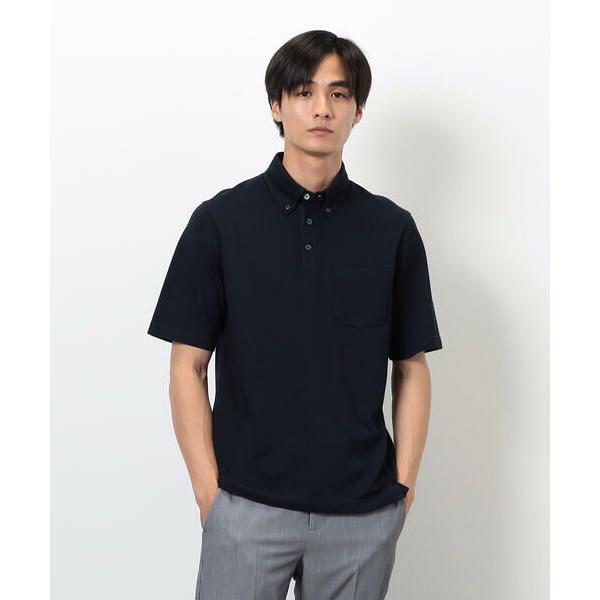 COMME CA ISM / コムサイズム 【吸水速乾】カノコポロシャツ