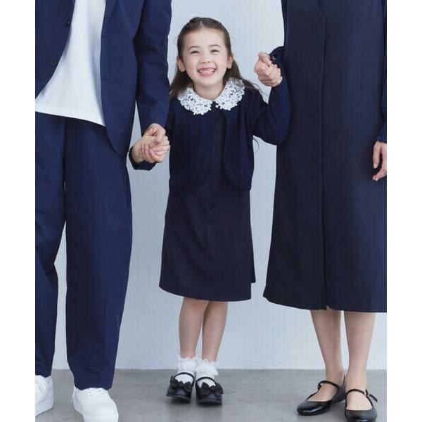 COMME CA ISM / コムサイズム フォーマル レース襟付きポンチ ワンピース(100-13...