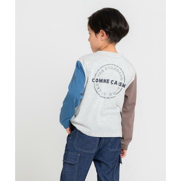 COMME CA ISM / コムサイズム サークルプリント Tシャツ