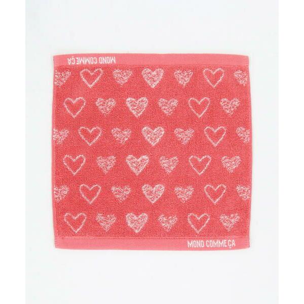 MONO COMME CA / モノコムサ ハンカチタオル ハート柄