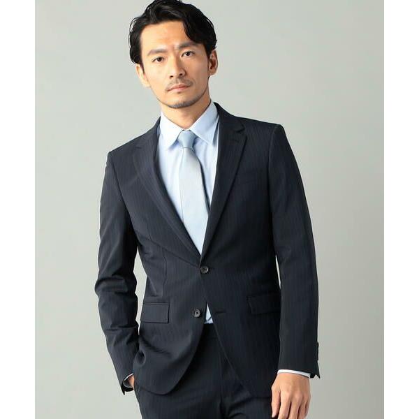 COMME CA MEN / コムサ・メン 【セットアップ対応】ポリエステルストレッチ ピンストライ...