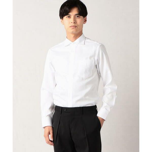 COMME CA MEN / コムサ・メン 【形態安定】NEW 市松柄ドレスシャツ