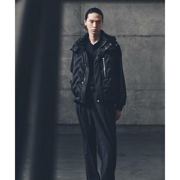 COMME CA MEN / コムサ・メン シームレスダウン フーディーベスト