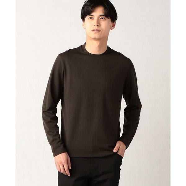 COMME CA MEN / コムサ・メン 【吸水速乾】ジャケットネック 長袖Tシャツ
