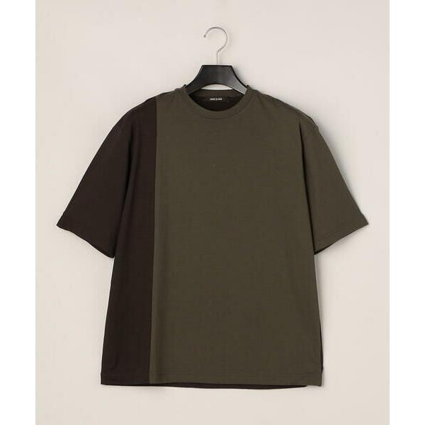 COMME CA MEN / コムサ・メン ブロッキングTシャツ