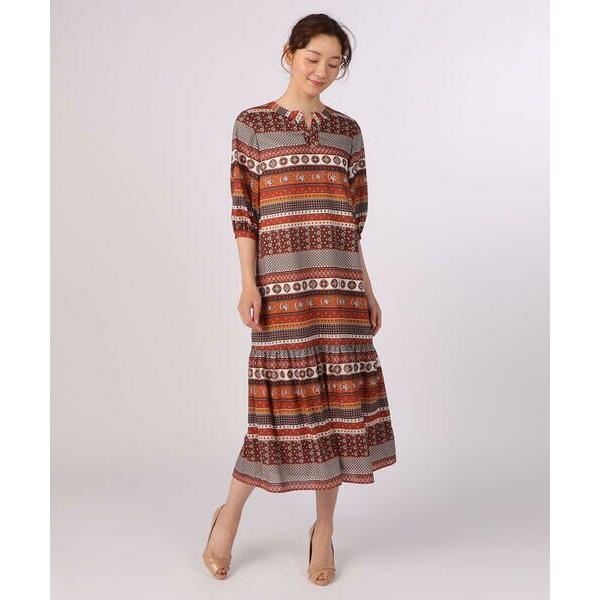 SCAPA / スキャパ コモンサラサボーダーワンピース