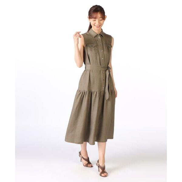 SCAPA / スキャパ ナチュラルツイルワンピース