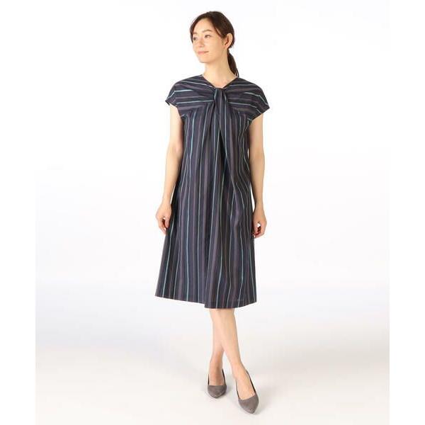 SCAPA / スキャパ シアーボーダーワンピース