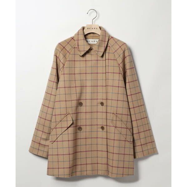 SCAPA / スキャパ ウールチェックコート