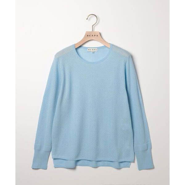 SCAPA / スキャパ ブラッキーニット編地プルオーバー