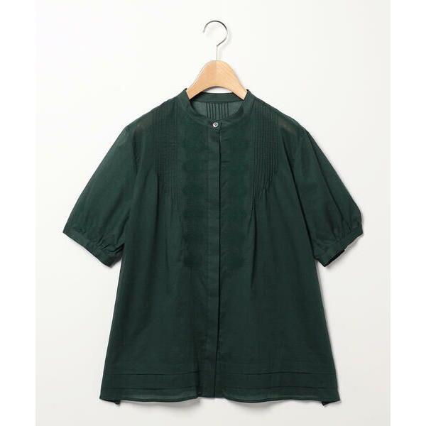 SCAPA / スキャパ コットンローン五分袖ブラウス