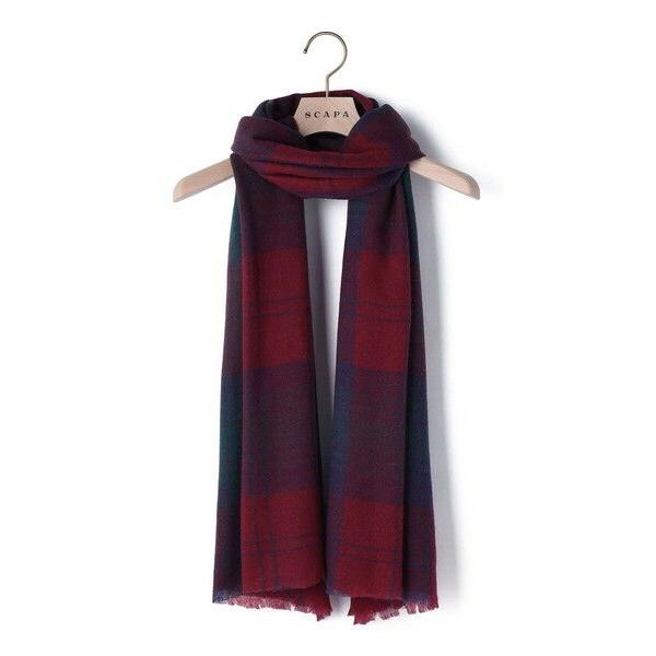 SCAPA / スキャパ 【ＷＥＢ限定】チェックマフラー