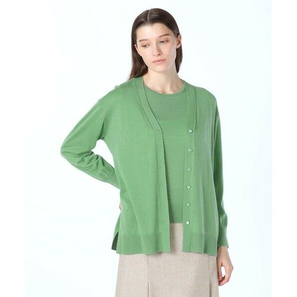 SCAPA / スキャパ カシウールロングカーディガンニット