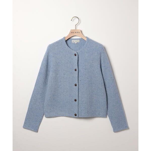 SCAPA Lサイズ / スキャパエルサイズ ネップカーディガンニット