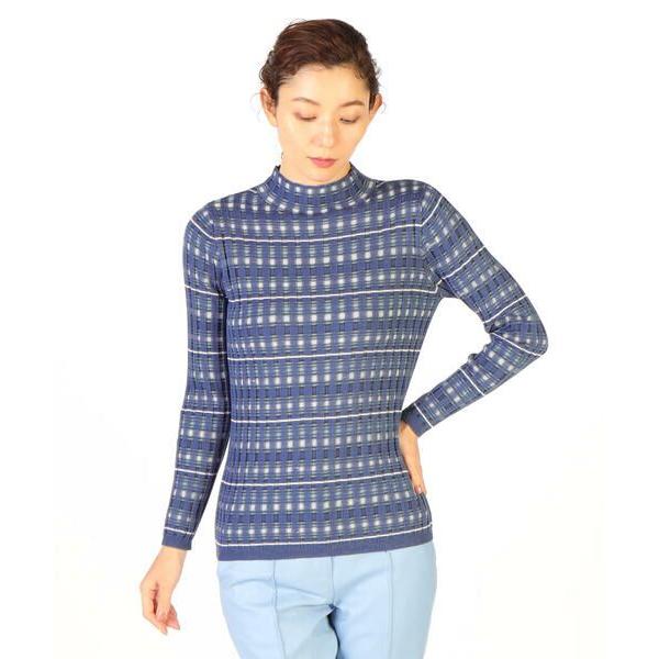 SCAPA Lサイズ / スキャパエルサイズ プレーティングボーダーニット