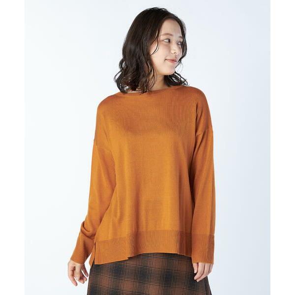 KEITH / キース ハイゲージボートネックニット