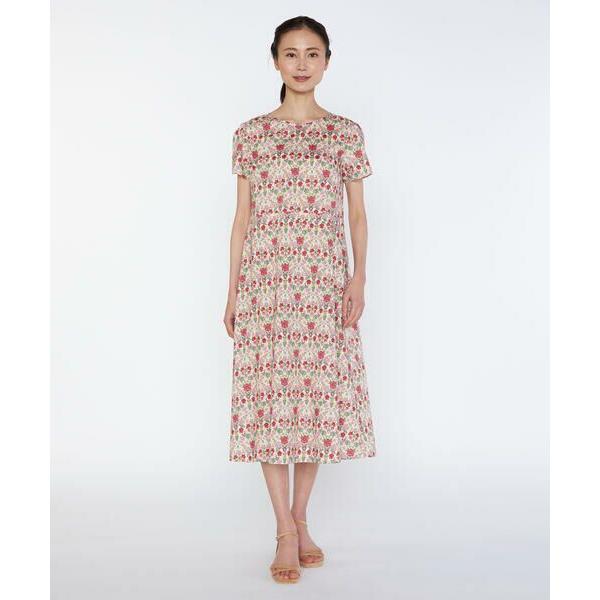 KEITH / キース ＬＩＢＥＲＴＹプリント　Ｌｉｌｙ　Ａｎｎａｂｅｌワンピース