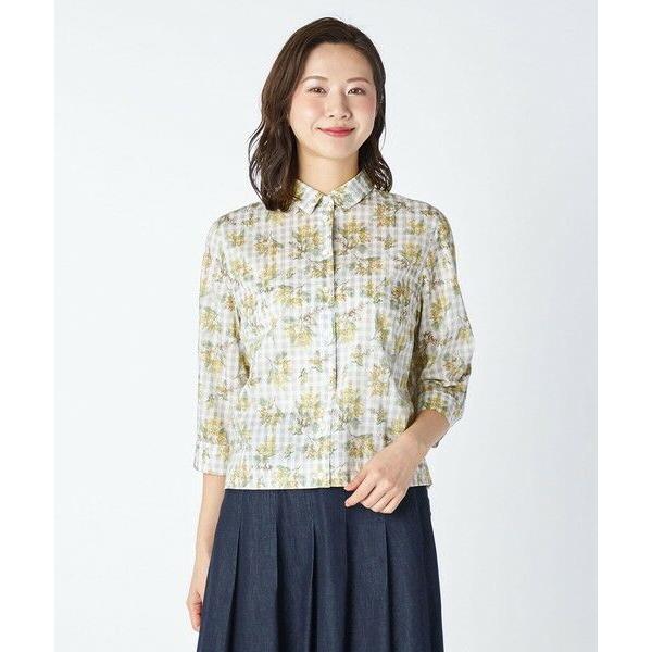 KEITH / キース ミモザパッチワークシャツブラウス