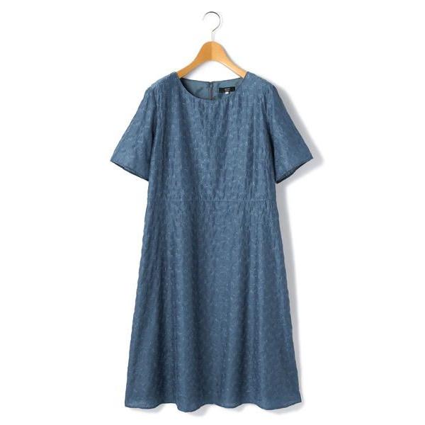 KEITH Lサイズ / キースエルサイズ リーフエンブロイダリー ワンピース