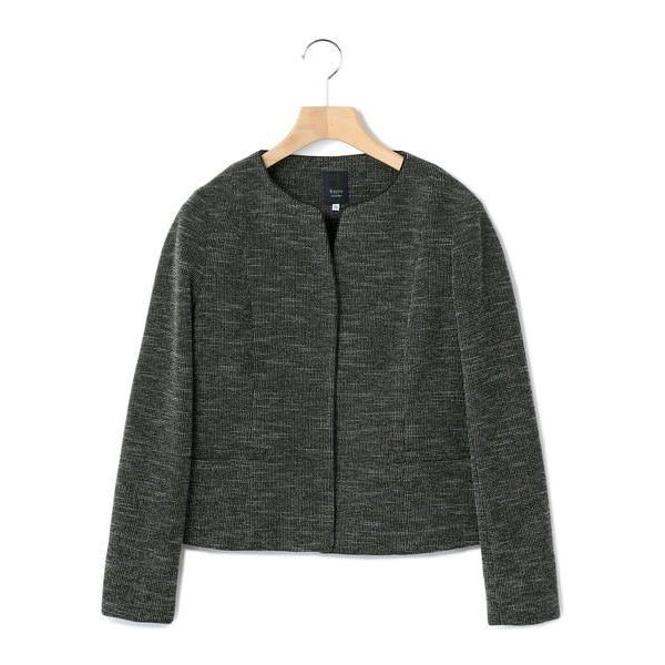 KEITH Lサイズ / キースエルサイズ ファンシーツィードノーカラージャケット
