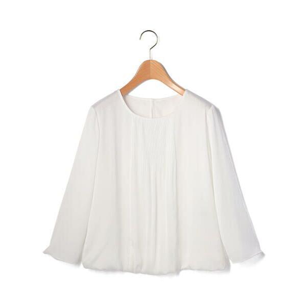 KEITH Lサイズ / キースエルサイズ サテンドットヨウリュウブラウス