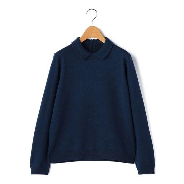 KEITH Lサイズ / キースエルサイズ 【Lサイズ】ウールブレンド襟付きニット