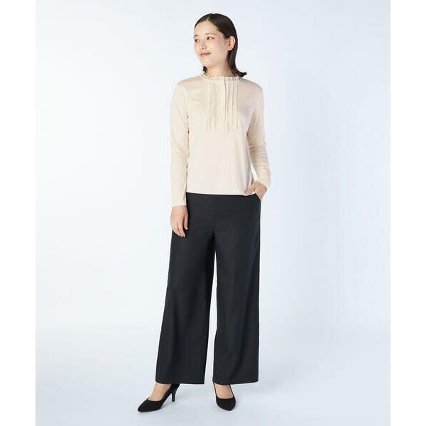 KEITH Lサイズ / キースエルサイズ 【Lサイズ】６０／１スムースフリルカラーカットソー