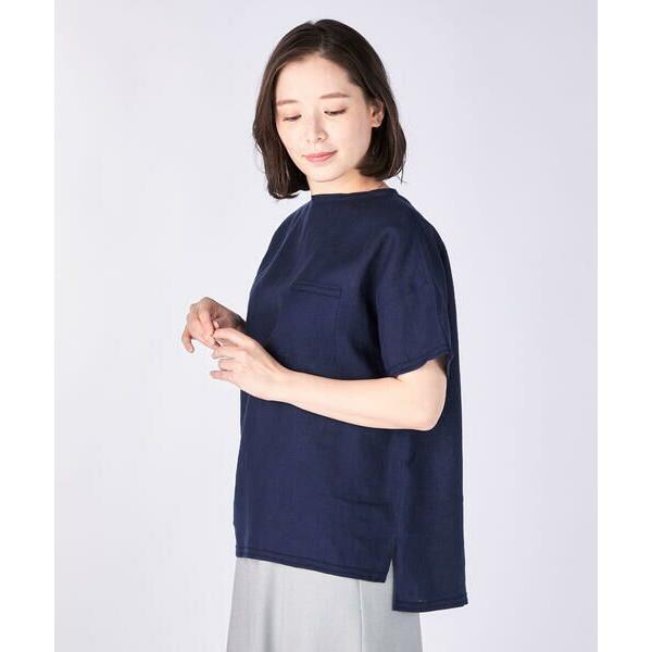KEITH Lサイズ / キースエルサイズ 【Lサイズ】60/-リネンプルオーバーブラウス