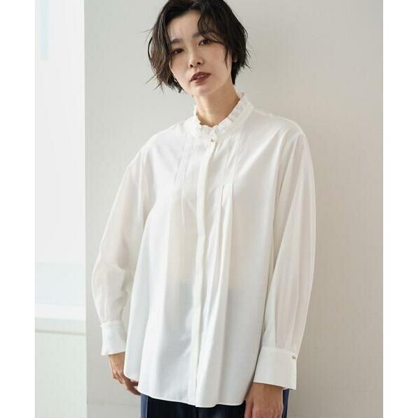 GEORGES RECH / ジョルジュ・レッシュ [日本製]ロマンティックタックフリルブラウス