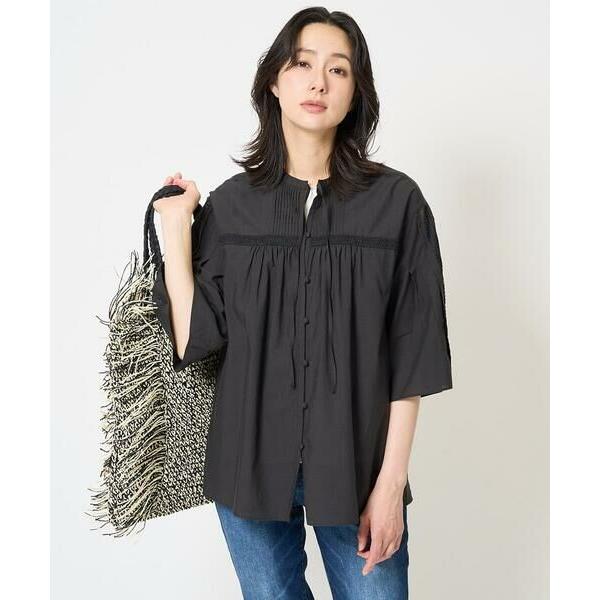 GEORGES RECH / ジョルジュ・レッシュ 60ローンフレアスリーブレースブラウス