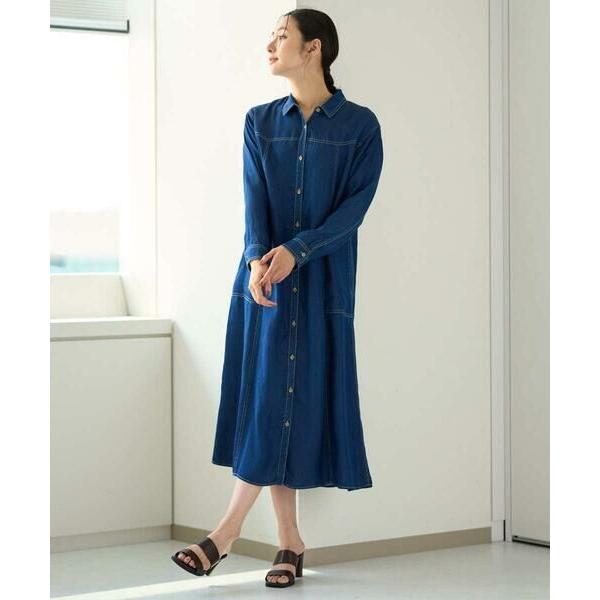 GEORGES RECH / ジョルジュ・レッシュ デニムロングシャツワンピース