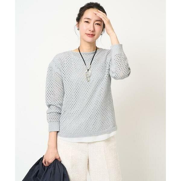 GEORGES RECH / ジョルジュ・レッシュ [日本製]ホールガーメントラメリリーニット