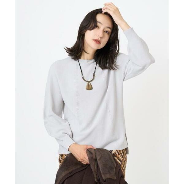 GEORGES RECH / ジョルジュ・レッシュ [日本製]ガーター編みニットプルオーバー