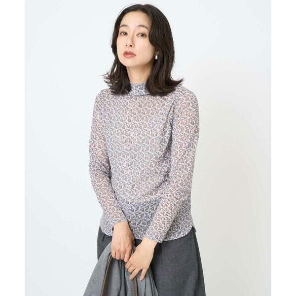 GEORGES RECH / ジョルジュ・レッシュ [日本製]シアーボトルネックロゴカットソー