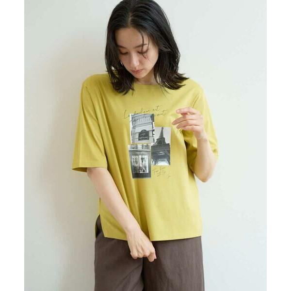 GEORGES RECH / ジョルジュ・レッシュ フォトプリントジャージー5分袖カットソー