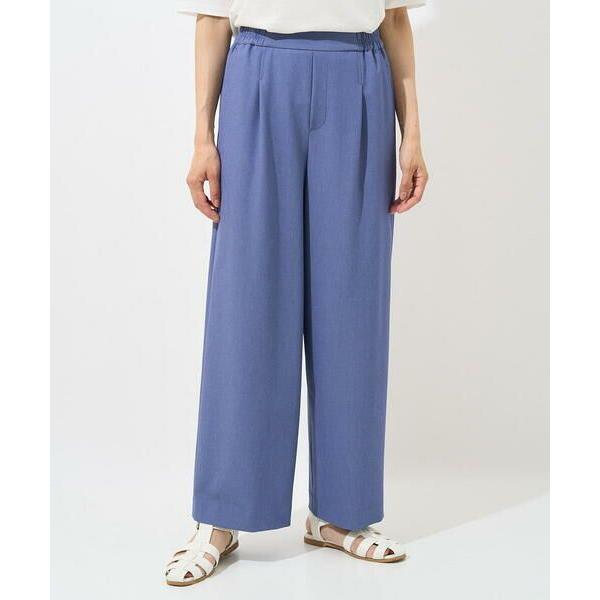 GEORGES RECH / ジョルジュ・レッシュ [日本製]ツイルタックワイドストレートパンツ