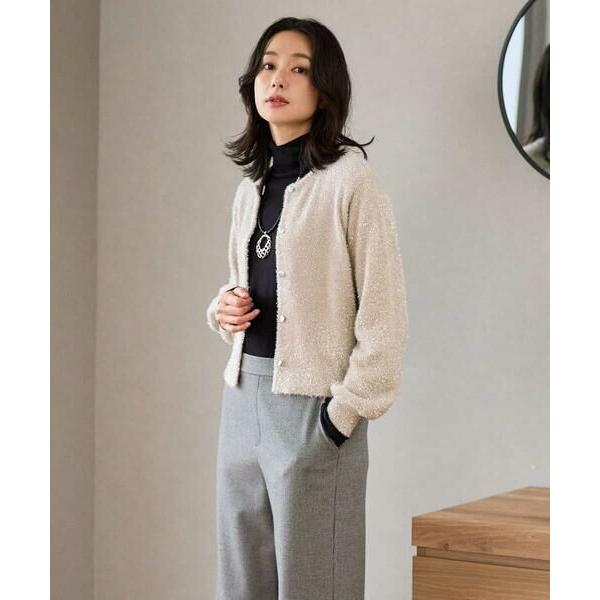 GEORGES RECH / ジョルジュ・レッシュ メタリックシャギーショートカーディガン