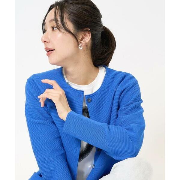 GEORGES RECH / ジョルジュ・レッシュ [アンサンブル対応]ガーター編クルーネックカーデ...