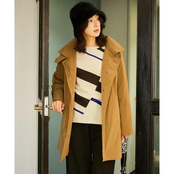 GEORGES RECH / ジョルジュ・レッシュ ステッチレスステンカラーミドルダウンコート