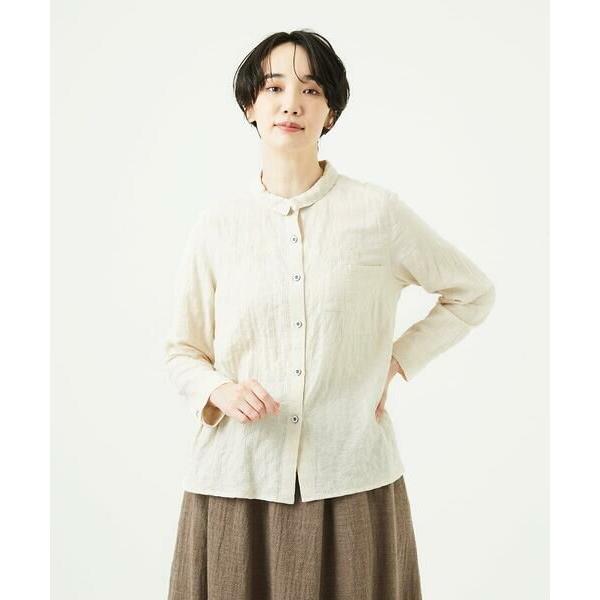 GIANNI LO GIUDICE / ジャンニ・ロ・ジュディチェ [洗える]シャーリング起毛ブラウ...