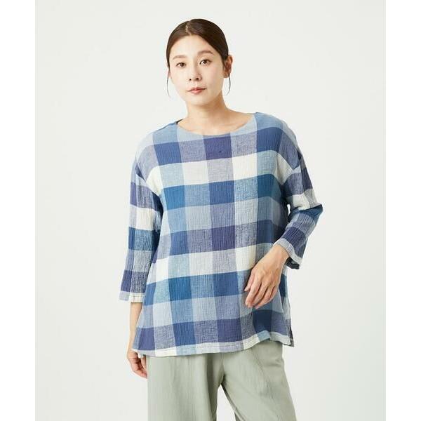 GIANNI LO GIUDICE / ジャンニ・ロ・ジュディチェ [洗える]コットンリネンブロック...