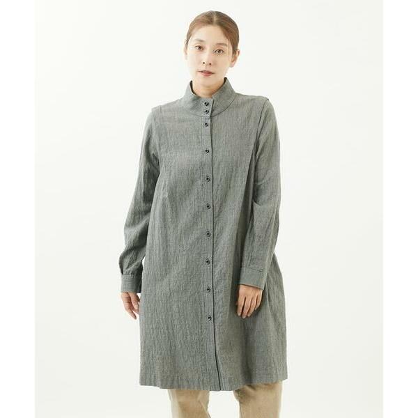 GIANNI LO GIUDICE / ジャンニ・ロ・ジュディチェ [洗える]先染めストライプロング...