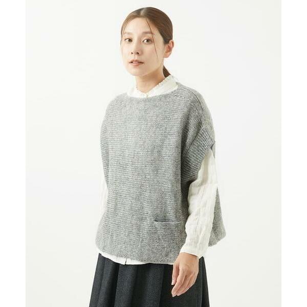 GIANNI LO GIUDICE / ジャンニ・ロ・ジュディチェ シルク混ファンシーニットベスト