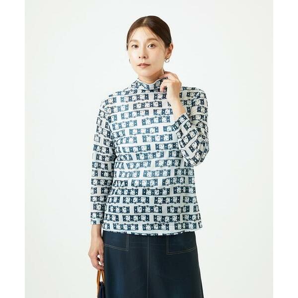 GIANNI LO GIUDICE / ジャンニ・ロ・ジュディチェ [洗える・日本製]融着幾何プリン...