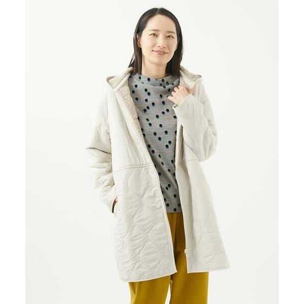 GIANNI LO GIUDICE / ジャンニ・ロ・ジュディチェ ツートンヒョウタン柄ボアキルトコ...