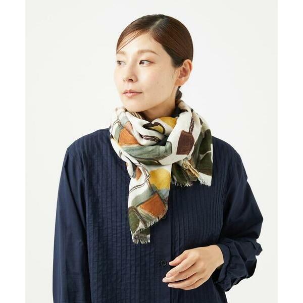 GIANNI LO GIUDICE / ジャンニ・ロ・ジュディチェ [洗える]グラフィカルストール