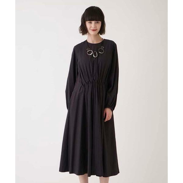 HIROKO BIS / ヒロコビス ドレープワッシャーワンピース /洗える