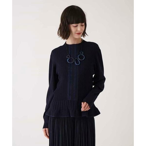 HIROKO BIS / ヒロコビス ピコテープジョイントニットプルオーバー