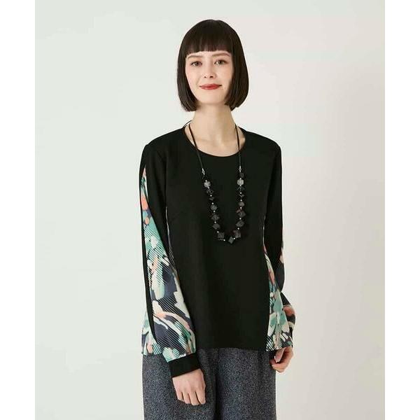HIROKO BIS / ヒロコビス デジタルフラワージョイントカットソー /洗える
